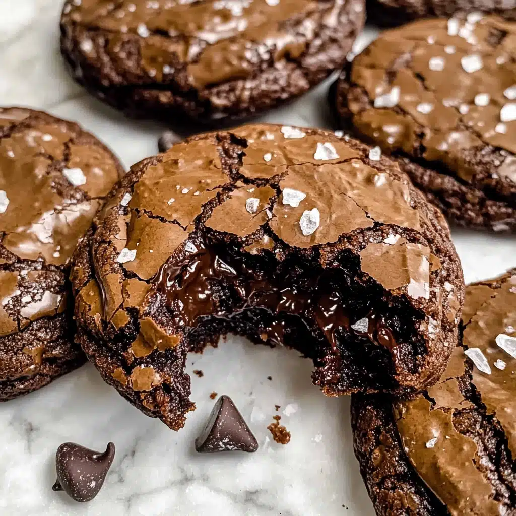Chewy Double Chocolate Brookies Recipe - Recipe Image
