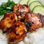 Crispy Sweet Chili Glazed Chicken Thighs Recipe