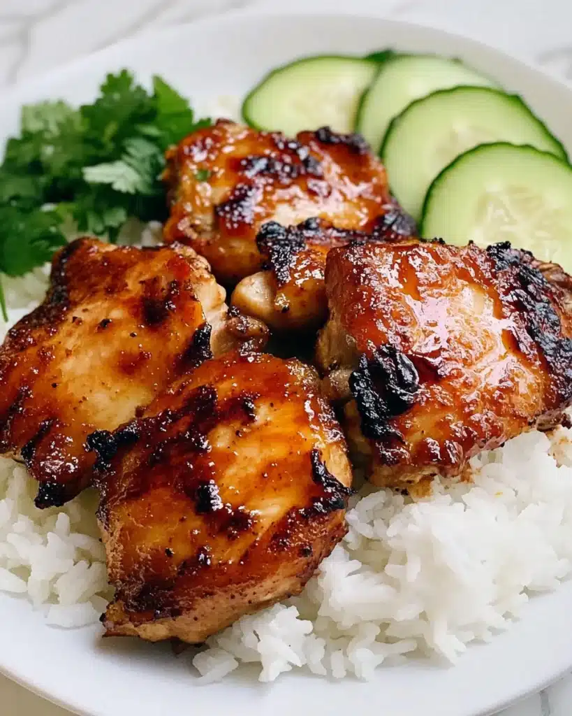 Crispy Sweet Chili Glazed Chicken Thighs Recipe