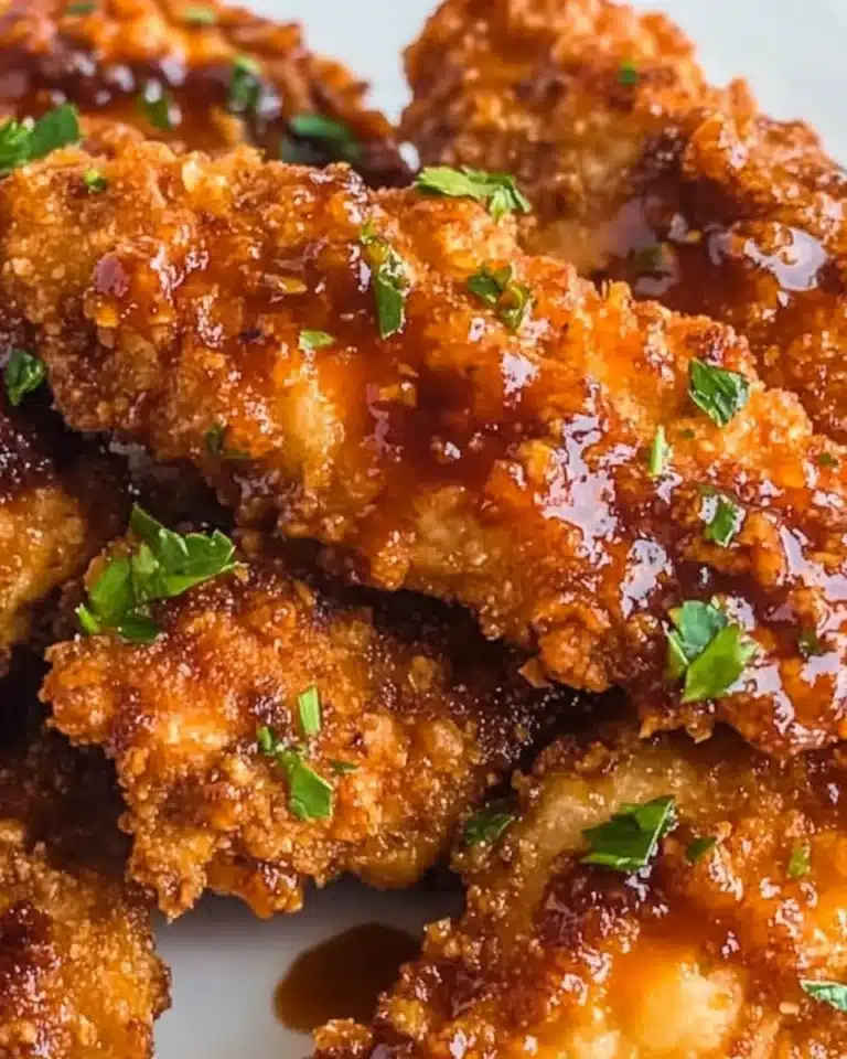 Crispy Hot Honey Chicken Tenders Recipe