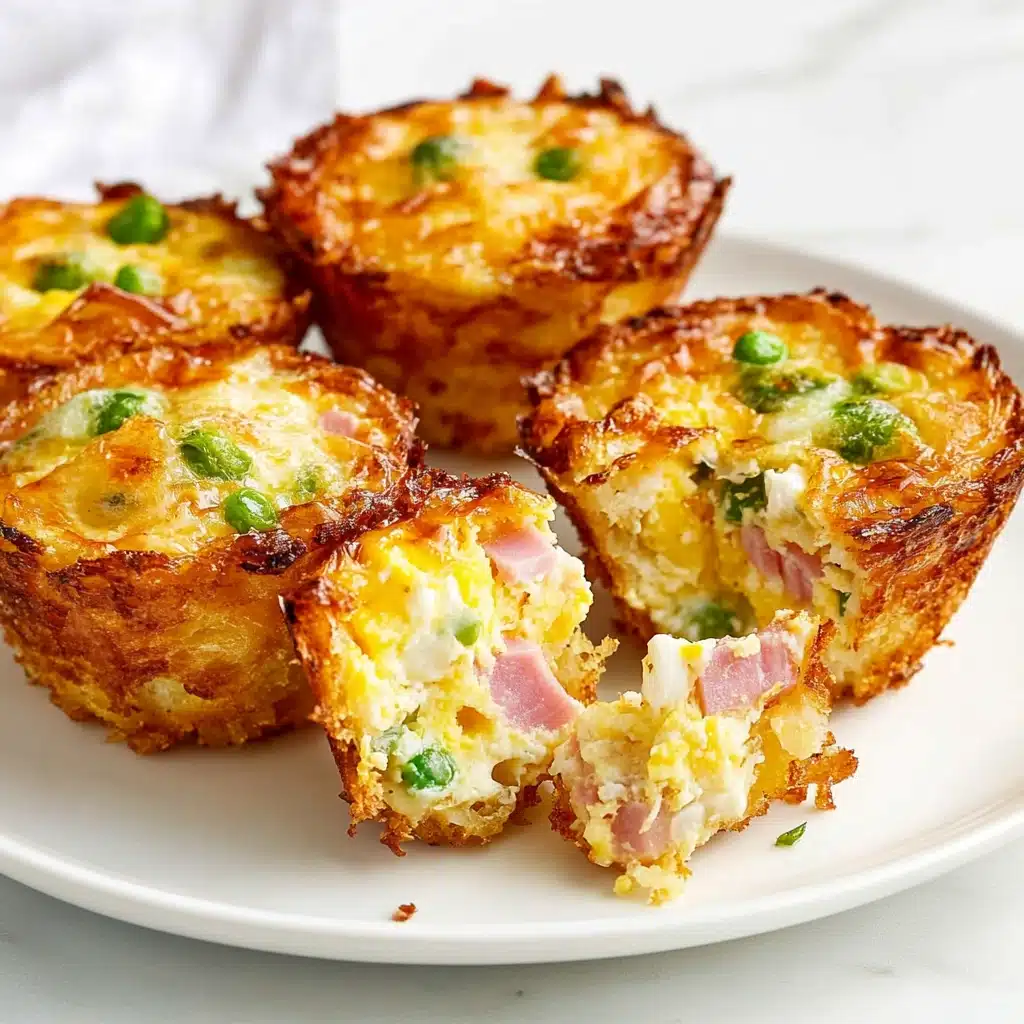 Spinach and Tomato Hash Brown Quiche Cups Recipe - Recipe Image