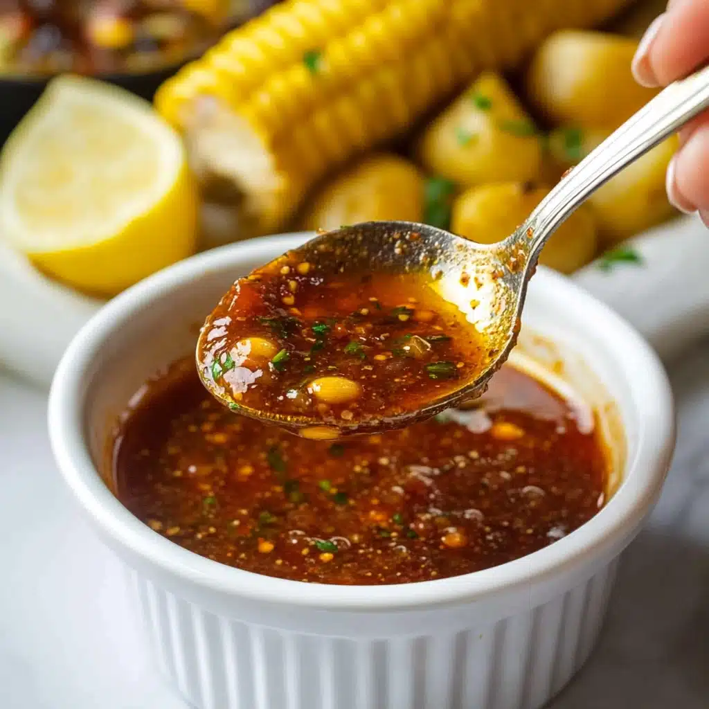 Savory Southern Garlic Butter Drizzle Recipe - Recipe Image