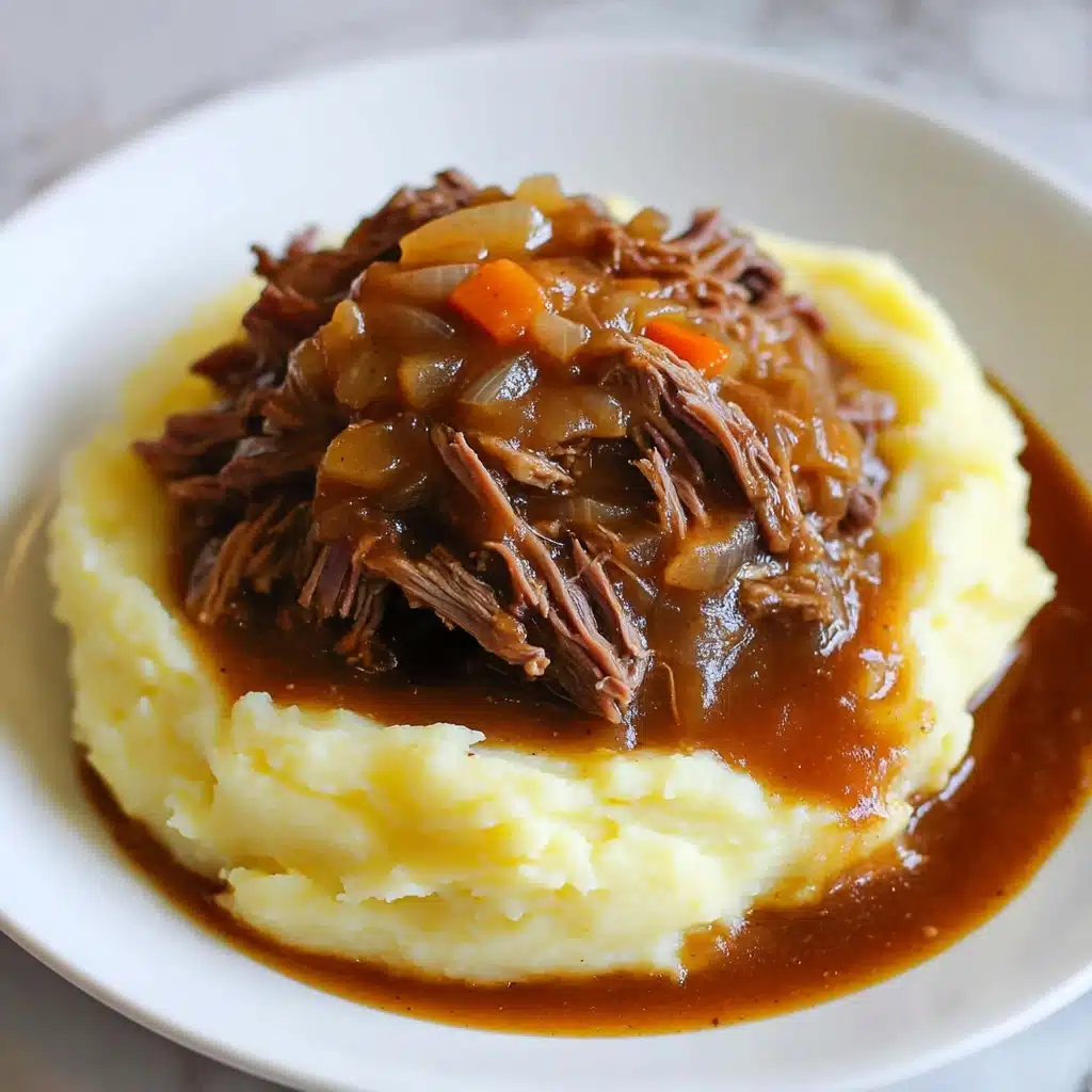 Slow Cooker Italian Chuck Roast with Red Wine Marinara Recipe - Recipe Image