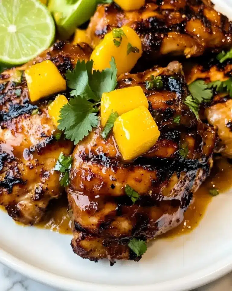 Tropical Grilled Mango Chicken Recipe