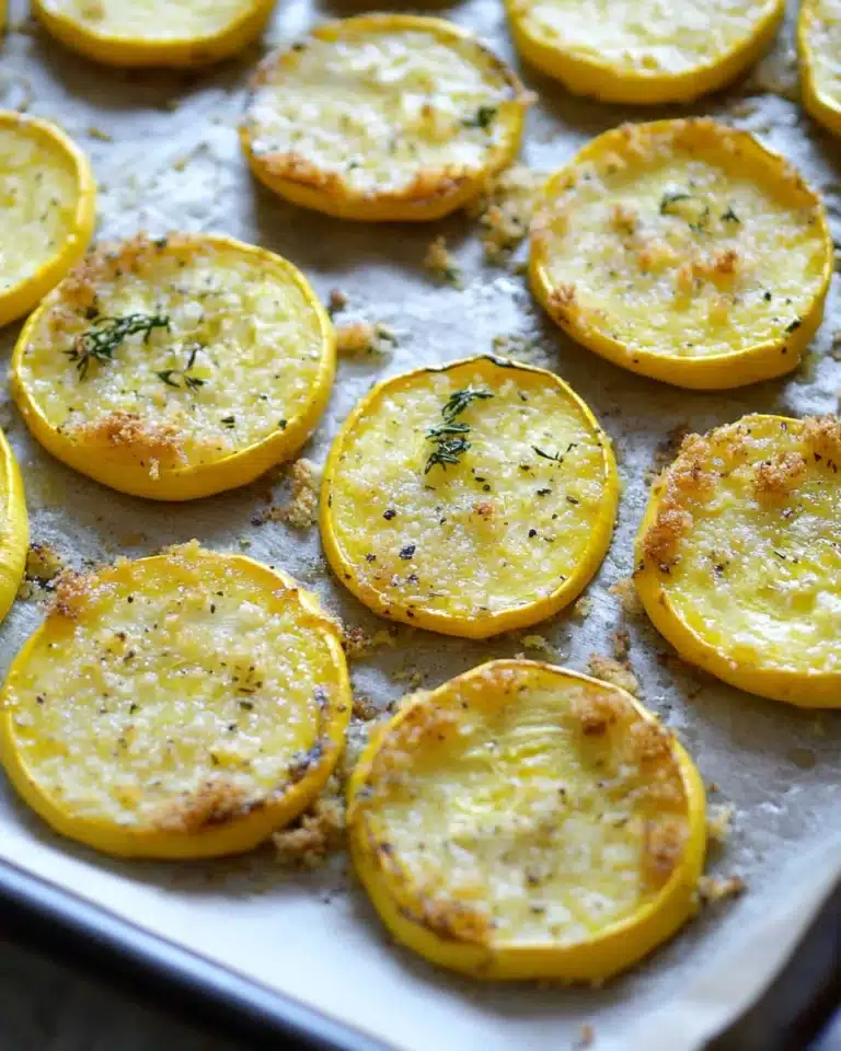 Parmesan Roasted Summer Squash Delight Recipe