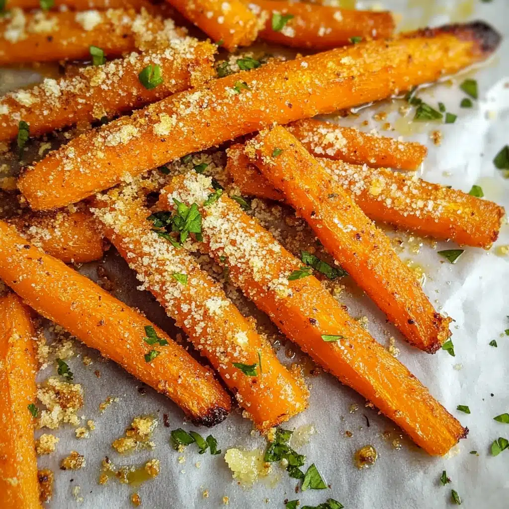 Garlic Parmesan Roasted Carrots Recipe - Recipe Image