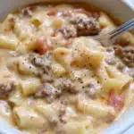 Italian Sausage Parmesan Soup Recipe