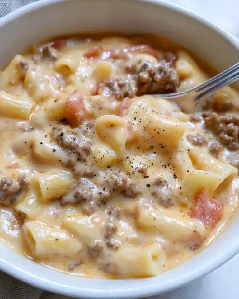Italian Sausage Parmesan Soup Recipe