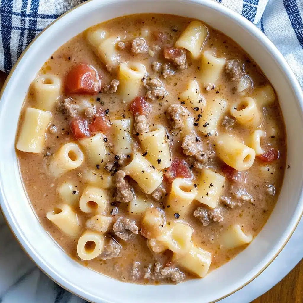 Italian Sausage Parmesan Soup Recipe - Recipe Image