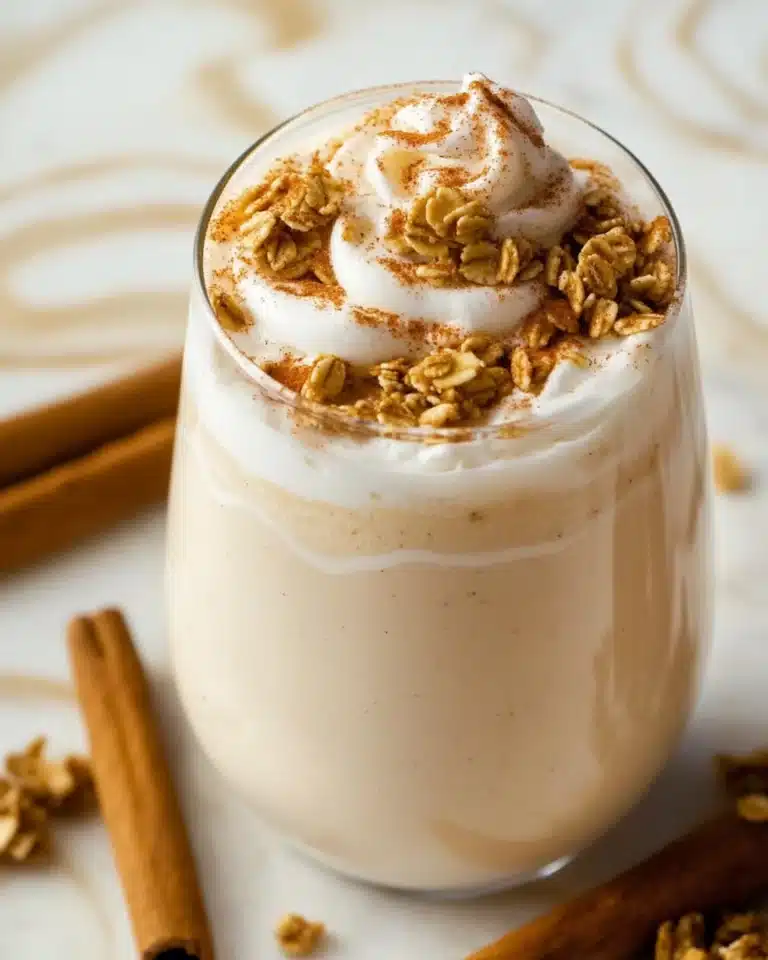 Cinnamon Roll Protein Power Shake Recipe