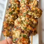 Garlic Parmesan Ranch Chicken Skewers Recipe