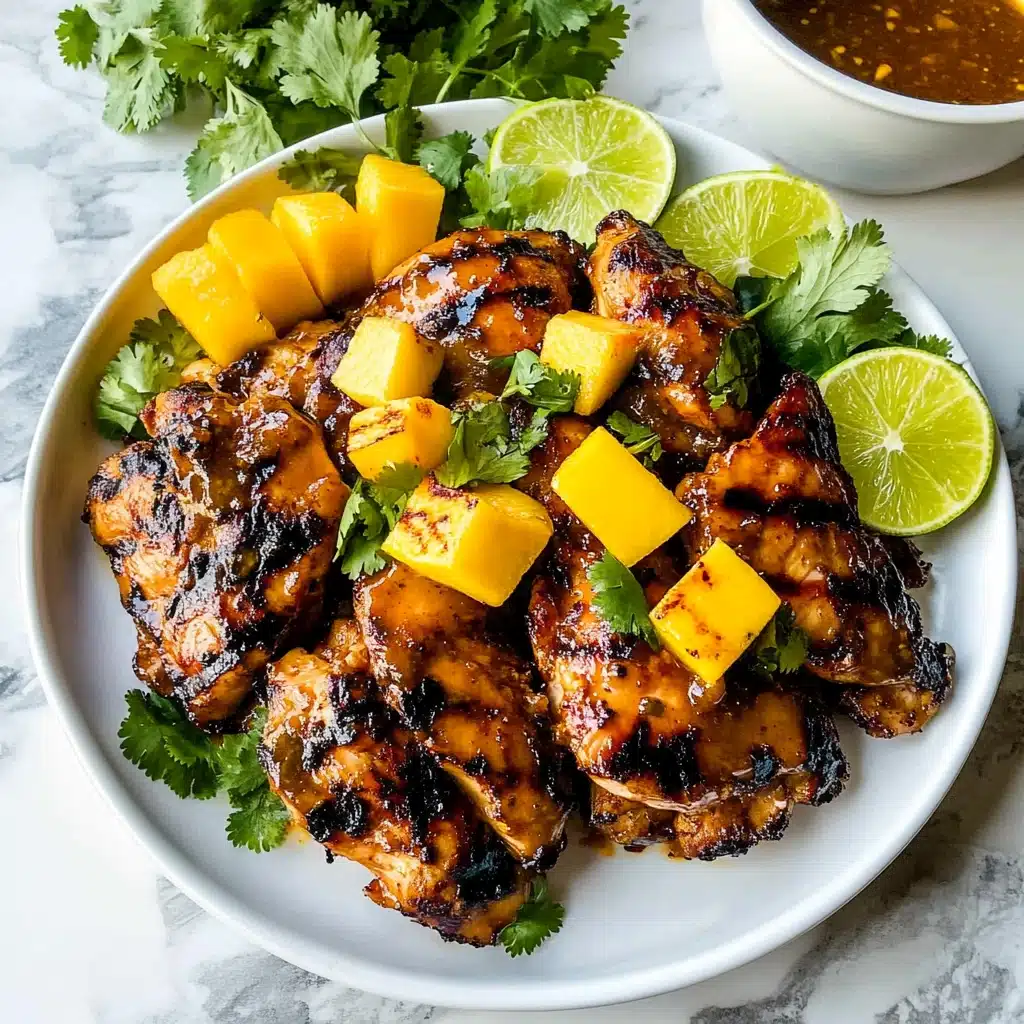 Tropical Grilled Mango Chicken Recipe - Recipe Image