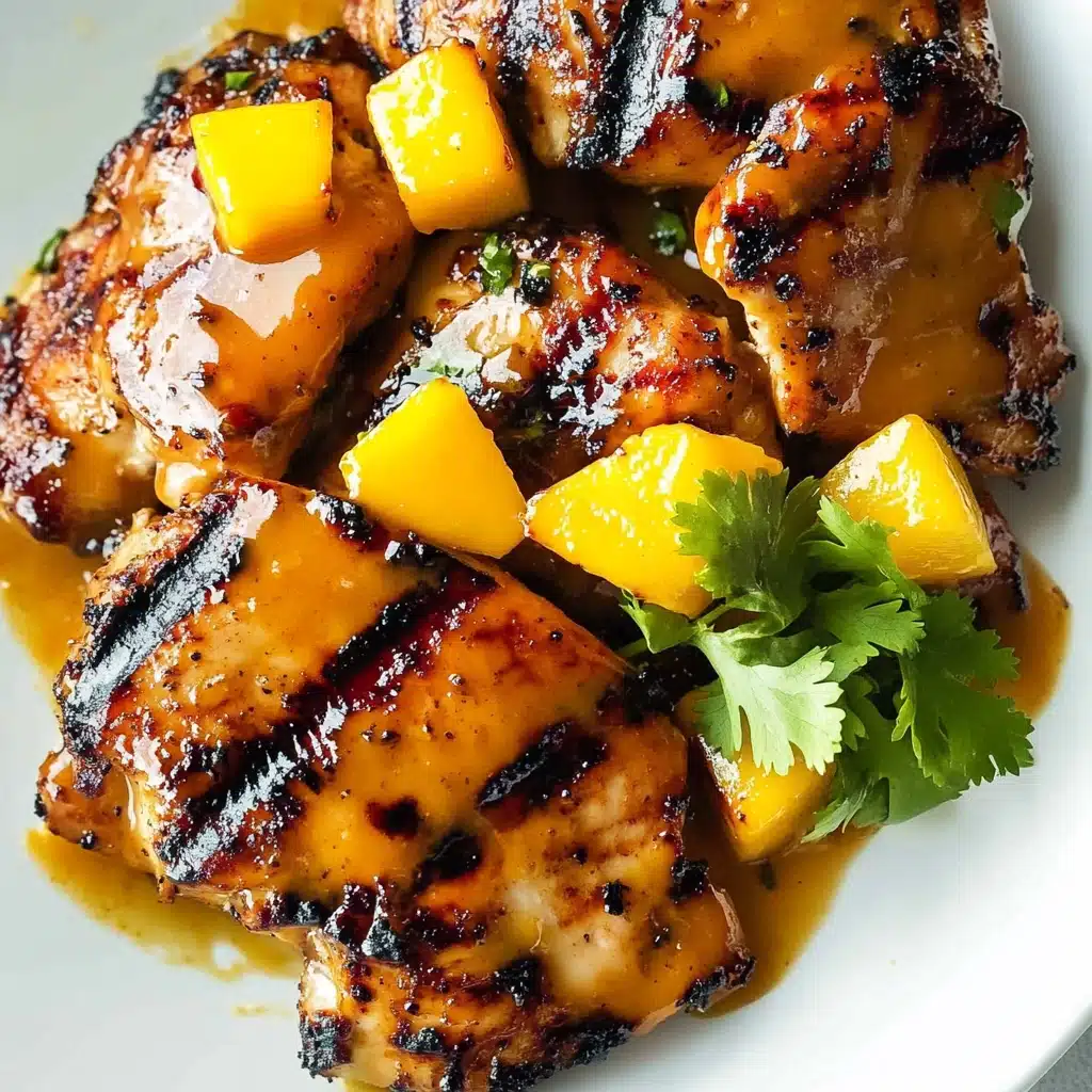 Tropical Grilled Mango Chicken Recipe - Recipe Image