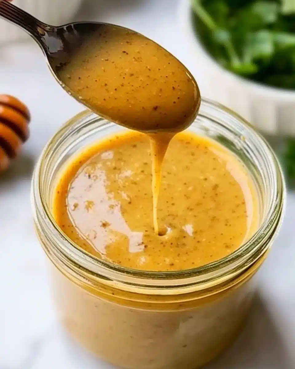 Creamy Honey Mustard Drizzle Recipe