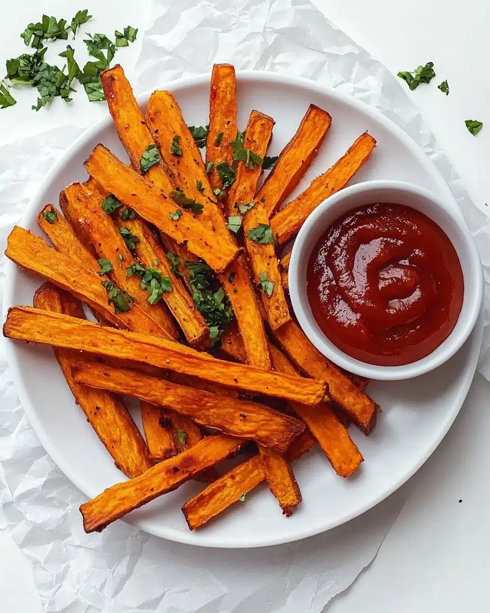 Crispy Air Fryer Sweet Potato Fries Recipe