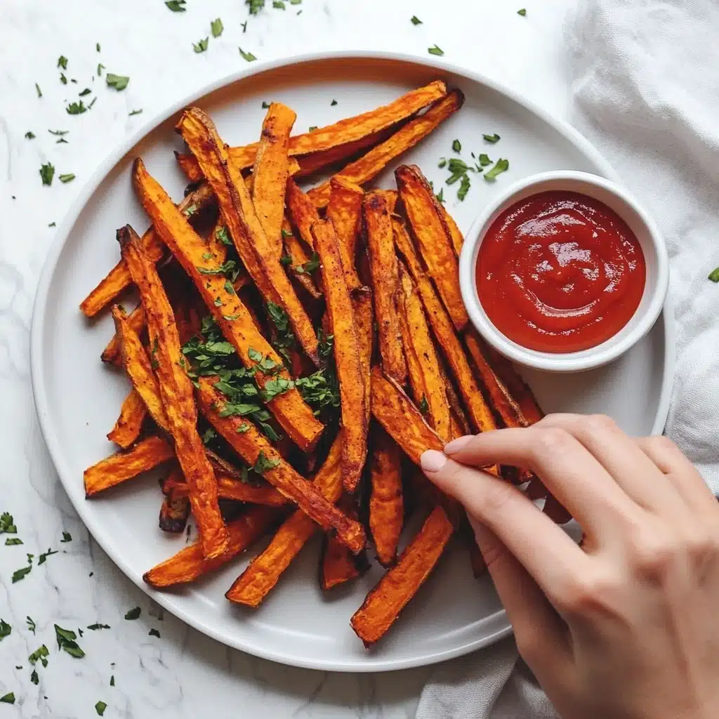 Crispy Air Fryer Sweet Potato Fries Recipe - Recipe Image
