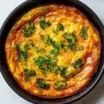 Cheesy Broccoli Frittata Recipe