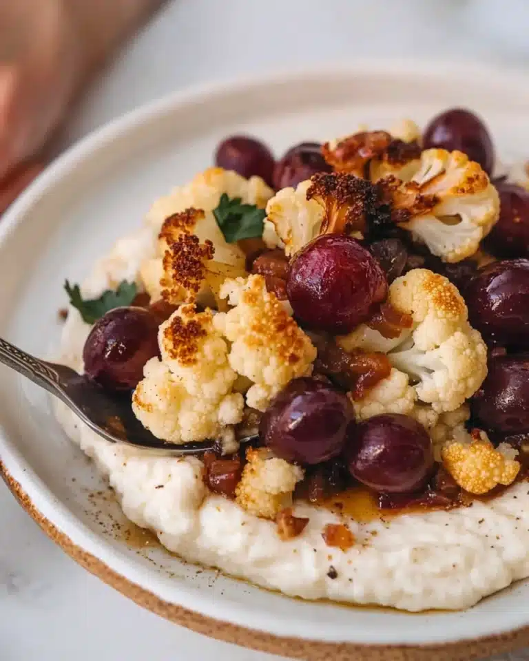 Roasted Cauliflower and Grape Medley Recipe