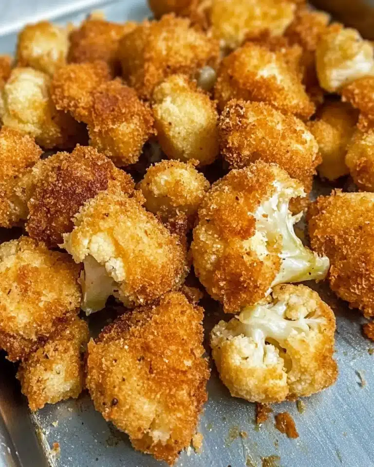 Garlic Parmesan Roasted Cauliflower Recipe