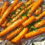 Garlic Parmesan Roasted Carrots Recipe