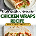 Grilled Avocado Chicken Wraps Recipe
