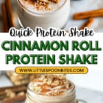 Cinnamon Roll Protein Power Shake Recipe