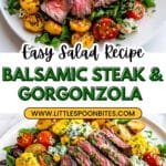 Balsamic Steak Gorgonzola Corn Salad Recipe
