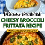 Cheesy Broccoli Frittata Recipe