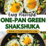 Green Shakshuka with Spinach, Peas, and Feta Recipe