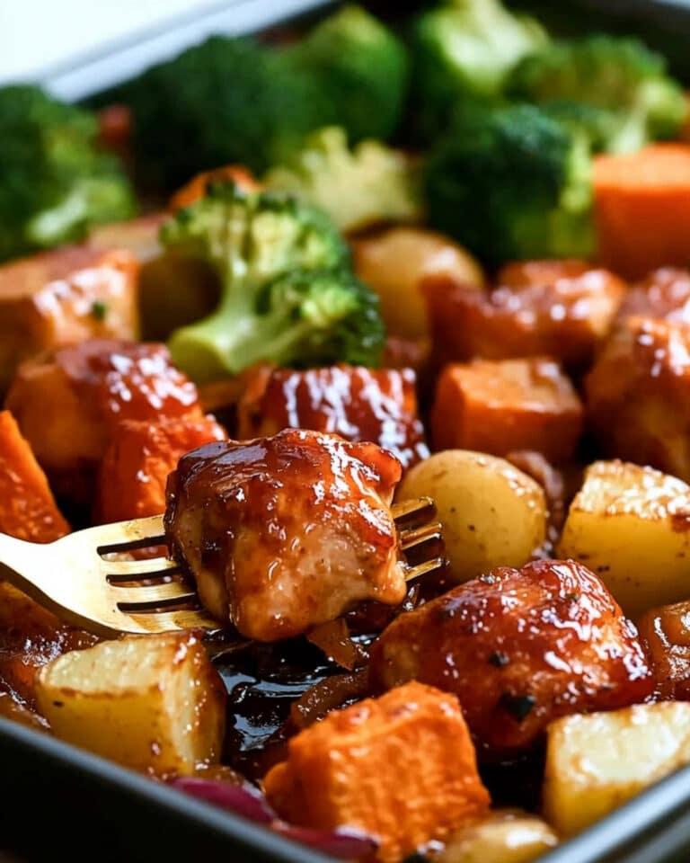 BBQ Chicken & Roasted Sweet Potato Bowls Recipe