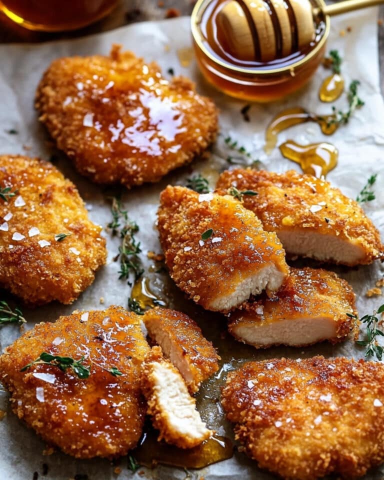Baked Crunchy Hot Honey Chicken Recipe