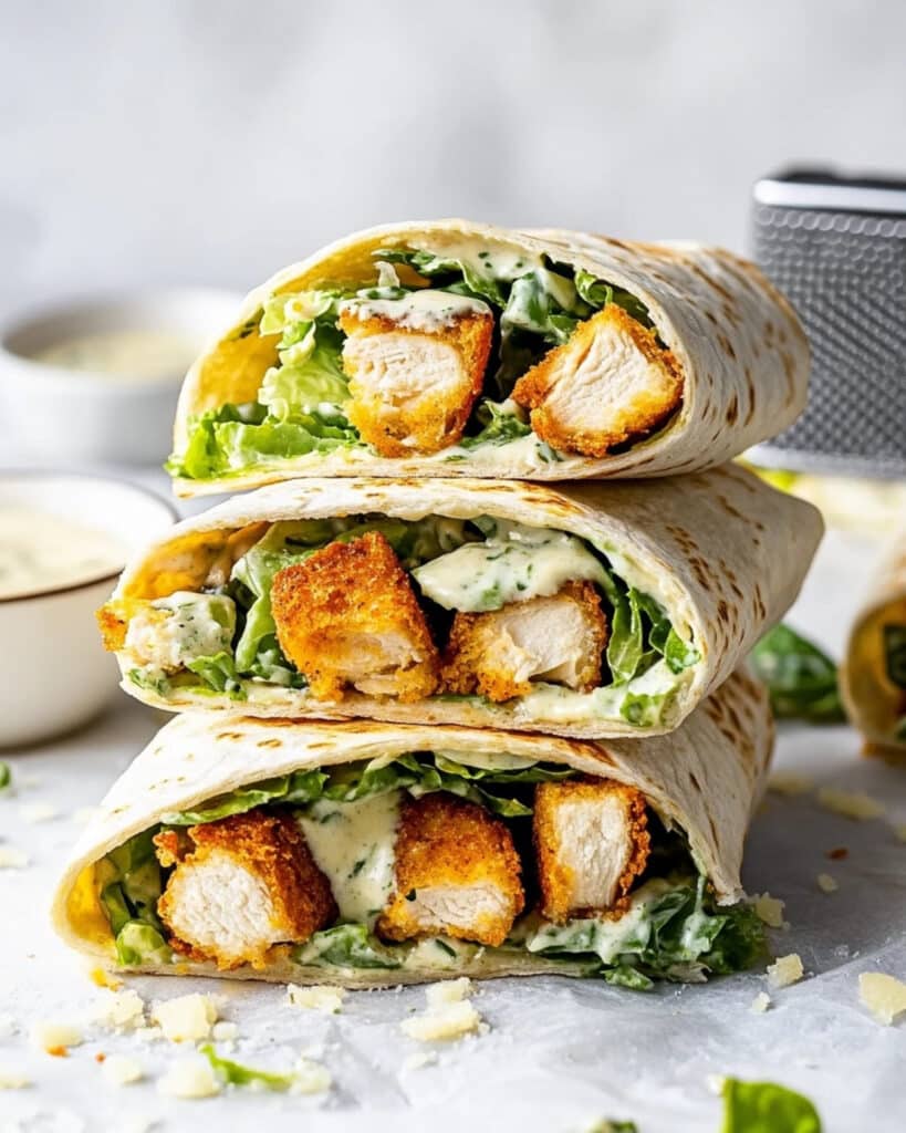Chicken Caesar Wraps Recipe