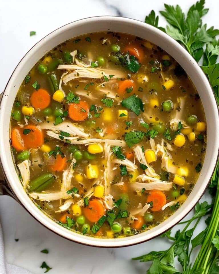 Chicken Vegetable Soup Recipe