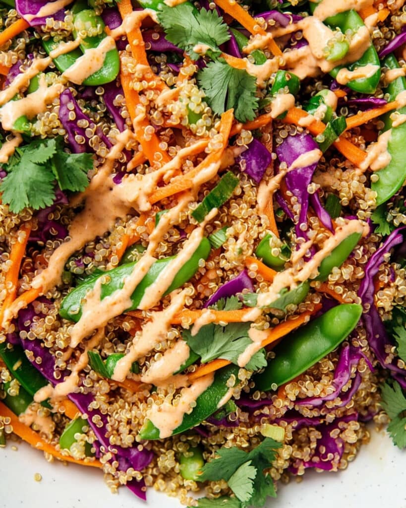 Crunchy Thai Peanut & Quinoa Salad Recipe