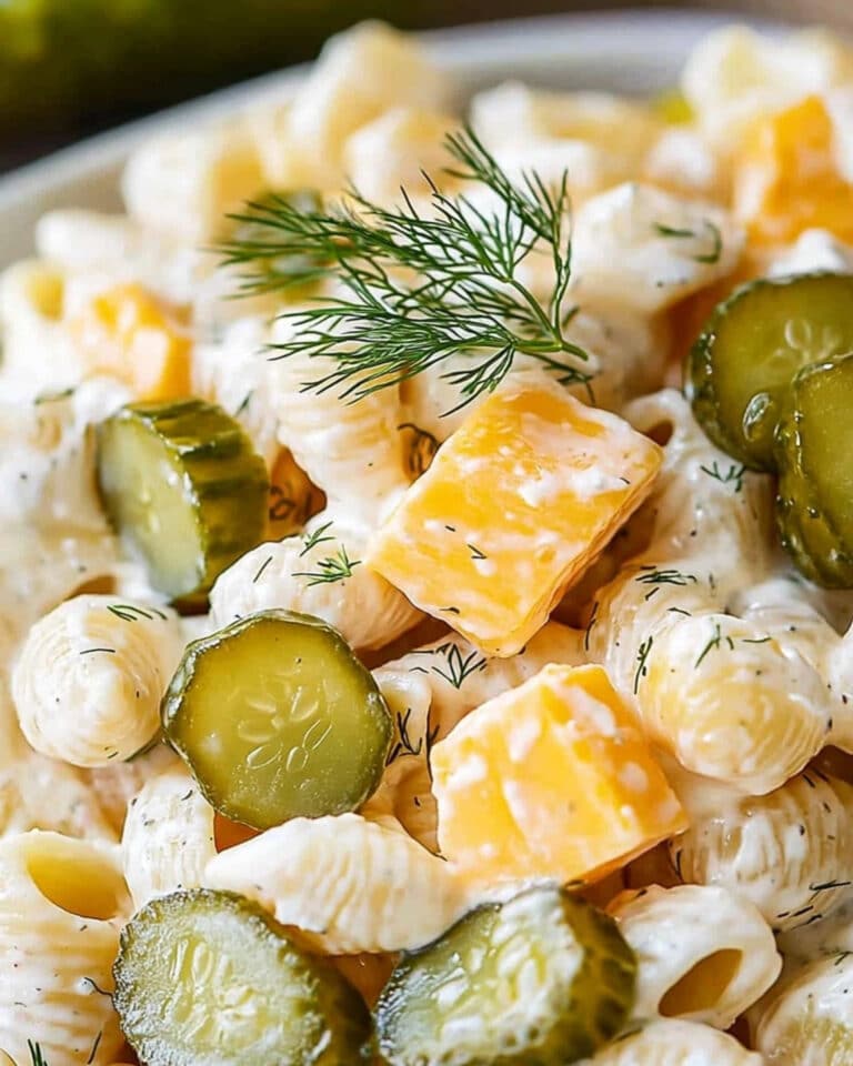 Dill Pickle Pasta Salad Recipe