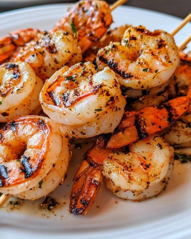 Grilled Garlic Herb Shrimp Recipe