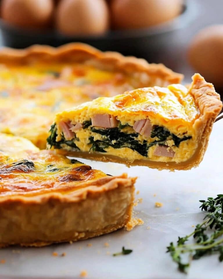 Ham and Cheese Quiche Recipe