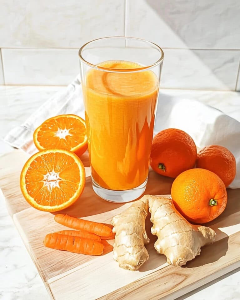 Orange Carrot Ginger Smoothie Recipe