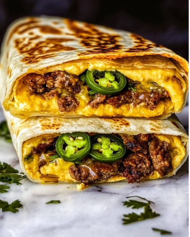 Sloppy Joe Grilled Burritos Recipe