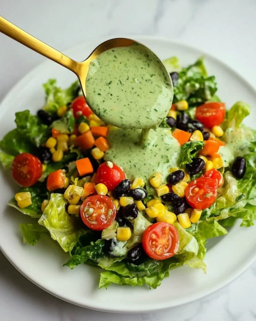 Southwestern Chopped Salad with Cilantro-Lime Dressing Recipe