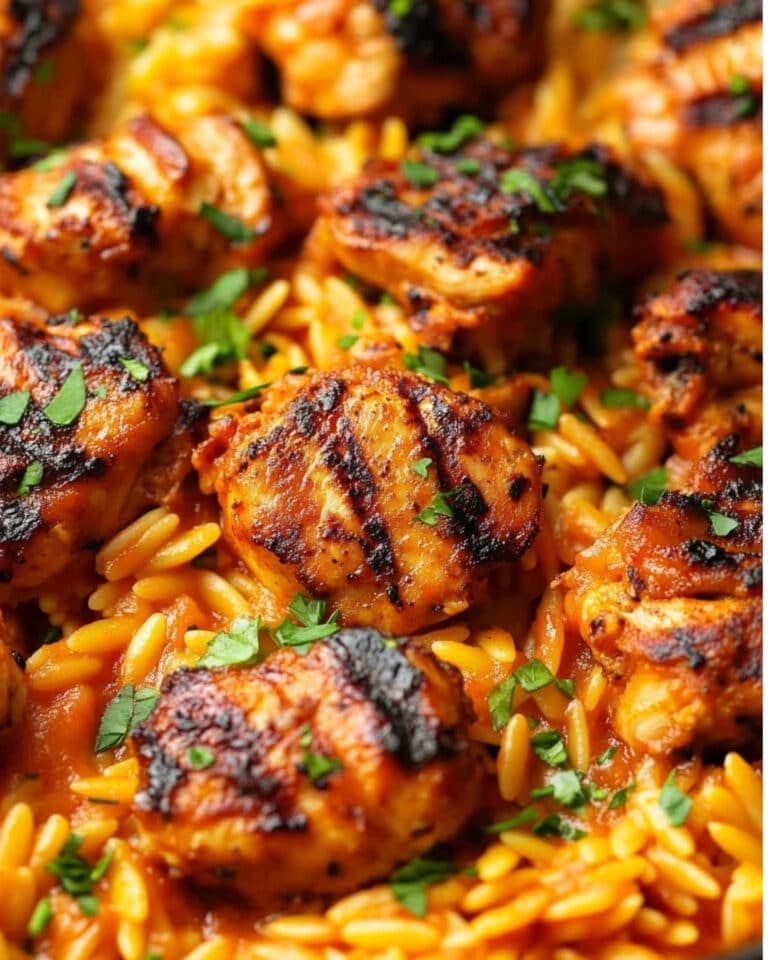 Spanish Style One Pot Chicken Orzo Recipe