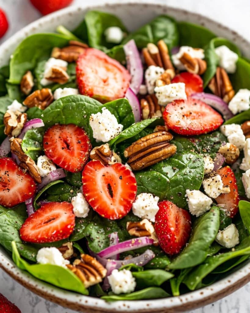 Spinach Strawberry Salad Recipe