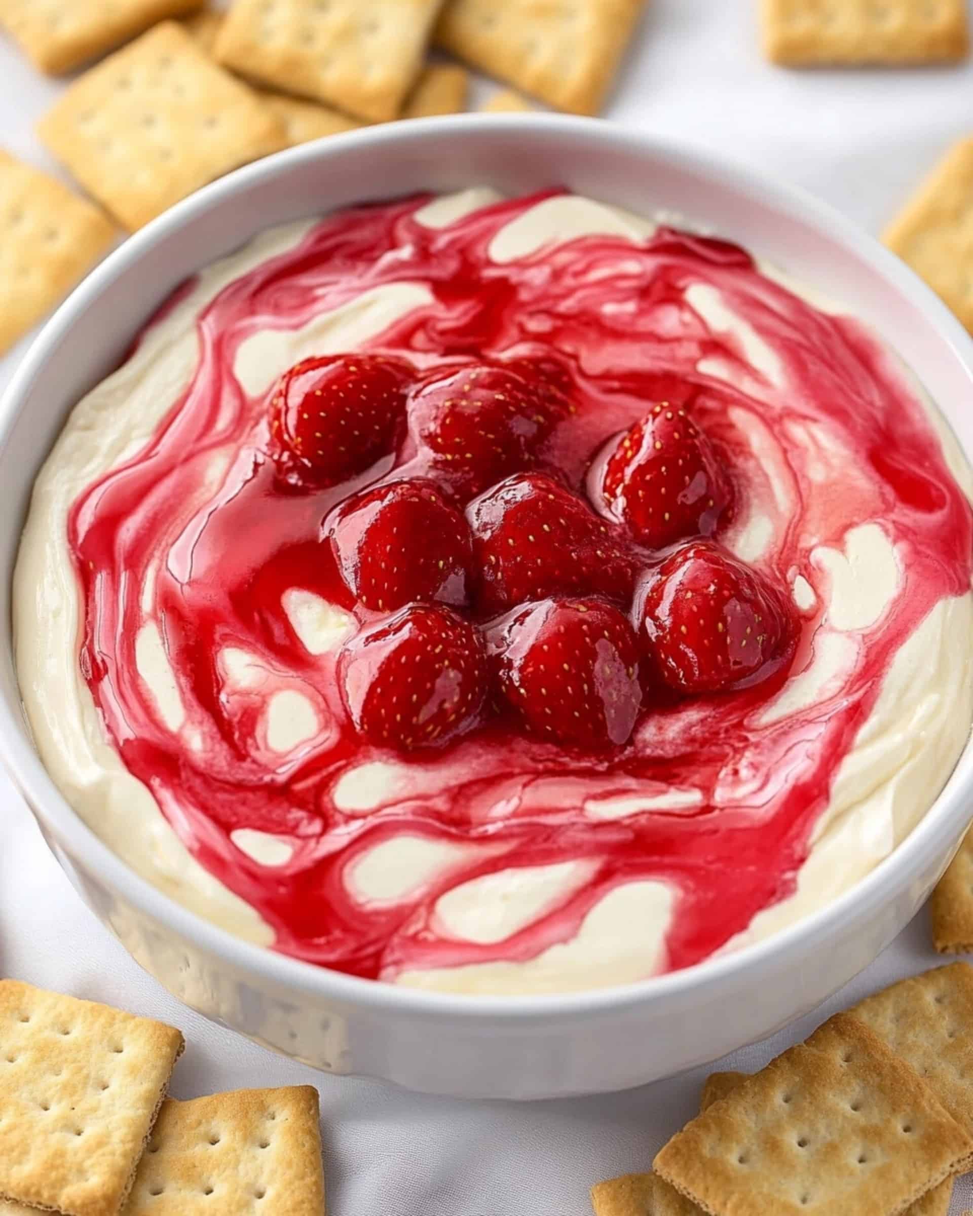 Strawberry Cheesecake Dip Recipe LittleSpoonBites