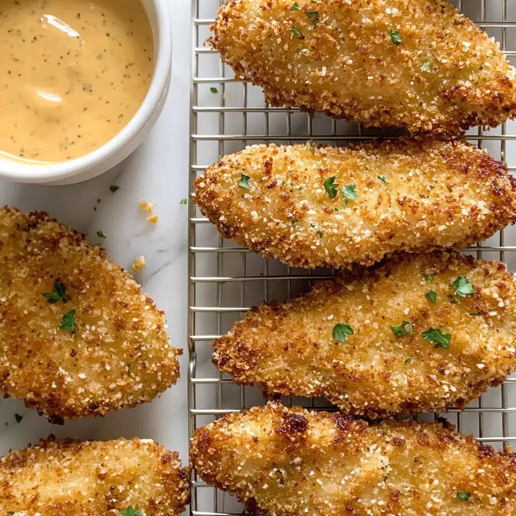 Crispy Oven Baked Chicken Tenders Recipe - Recipe Image