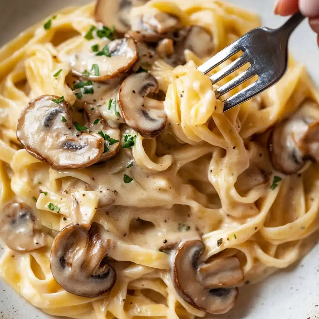 Creamy Mushroom Pasta Recipe - Recipe Image