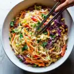 Thai Noodle Salad with Peanut Sauce Recipe