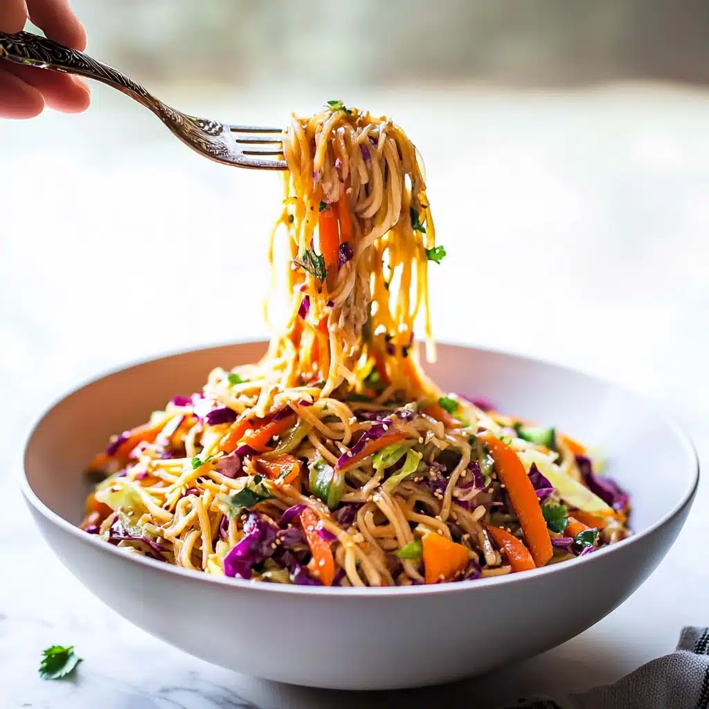 Thai Noodle Salad with Peanut Sauce Recipe - Recipe Image