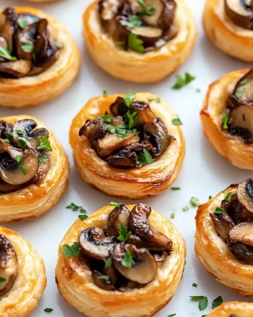 Mushroom Puff Pastry Bites Recipe