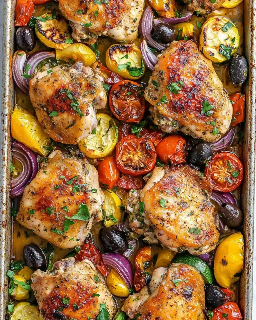 Greek Sheet-Pan Chicken Recipe