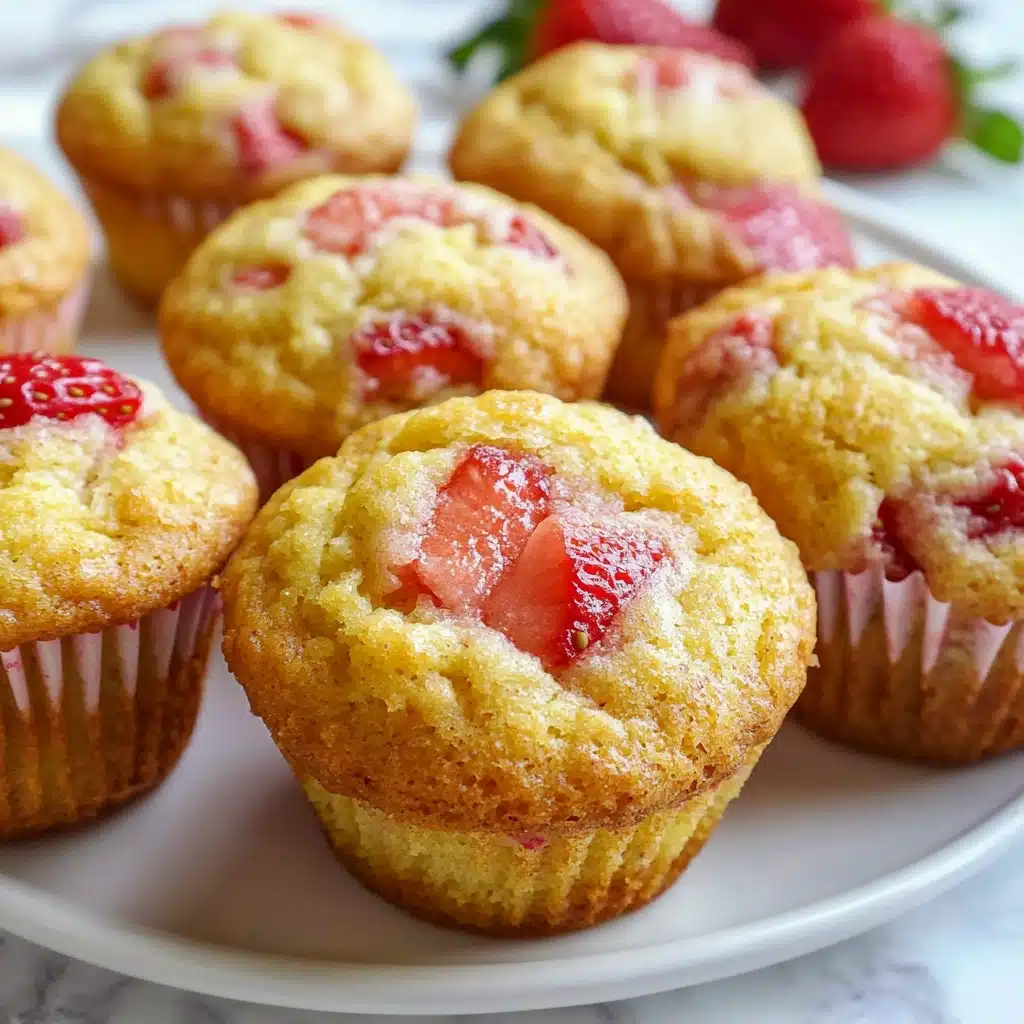 Strawberry Lemon Muffins Recipe - Recipe Image